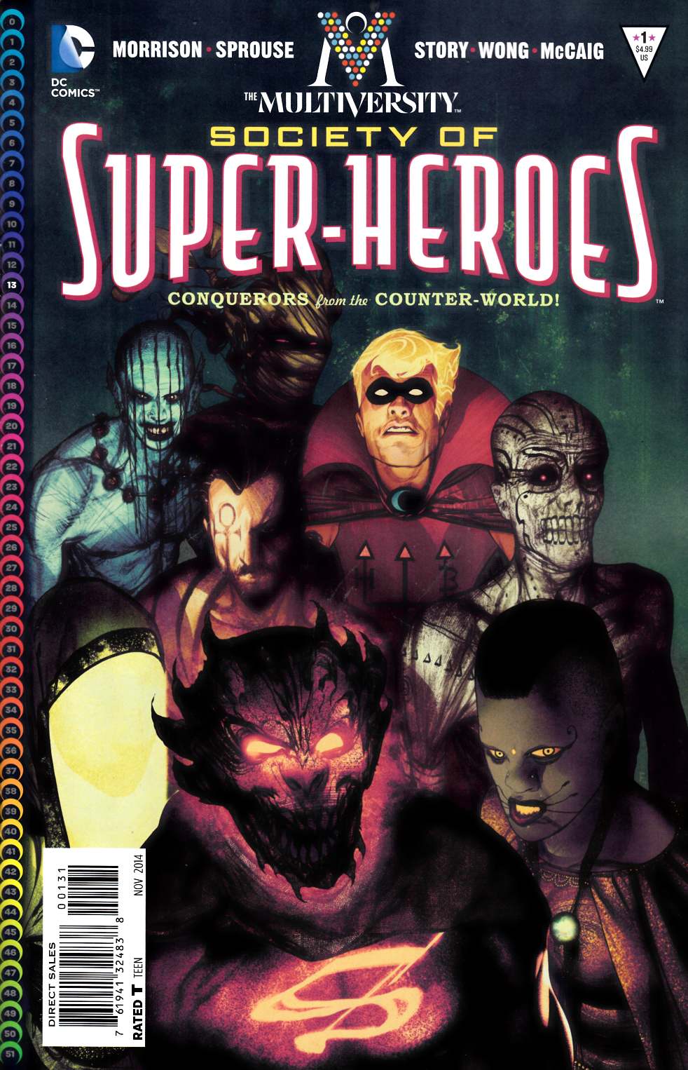 Multiversity the Society of Super-Heroes #1 Irving Variant Cover [Comic] LARGE