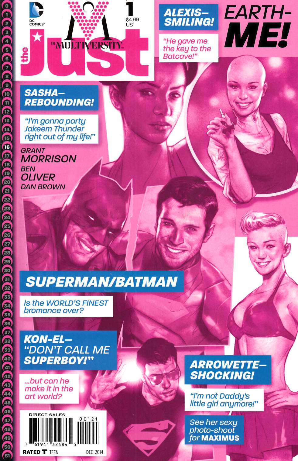Multiversity the Just #1 Negative Variant Cover [DC Comic] THUMBNAIL