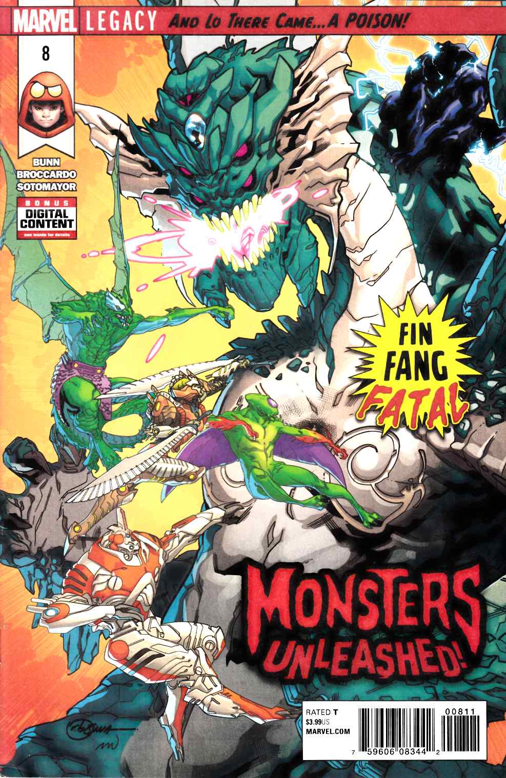 Monsters Unleashed #8 Fine (6.0) [Marvel Comic] LARGE