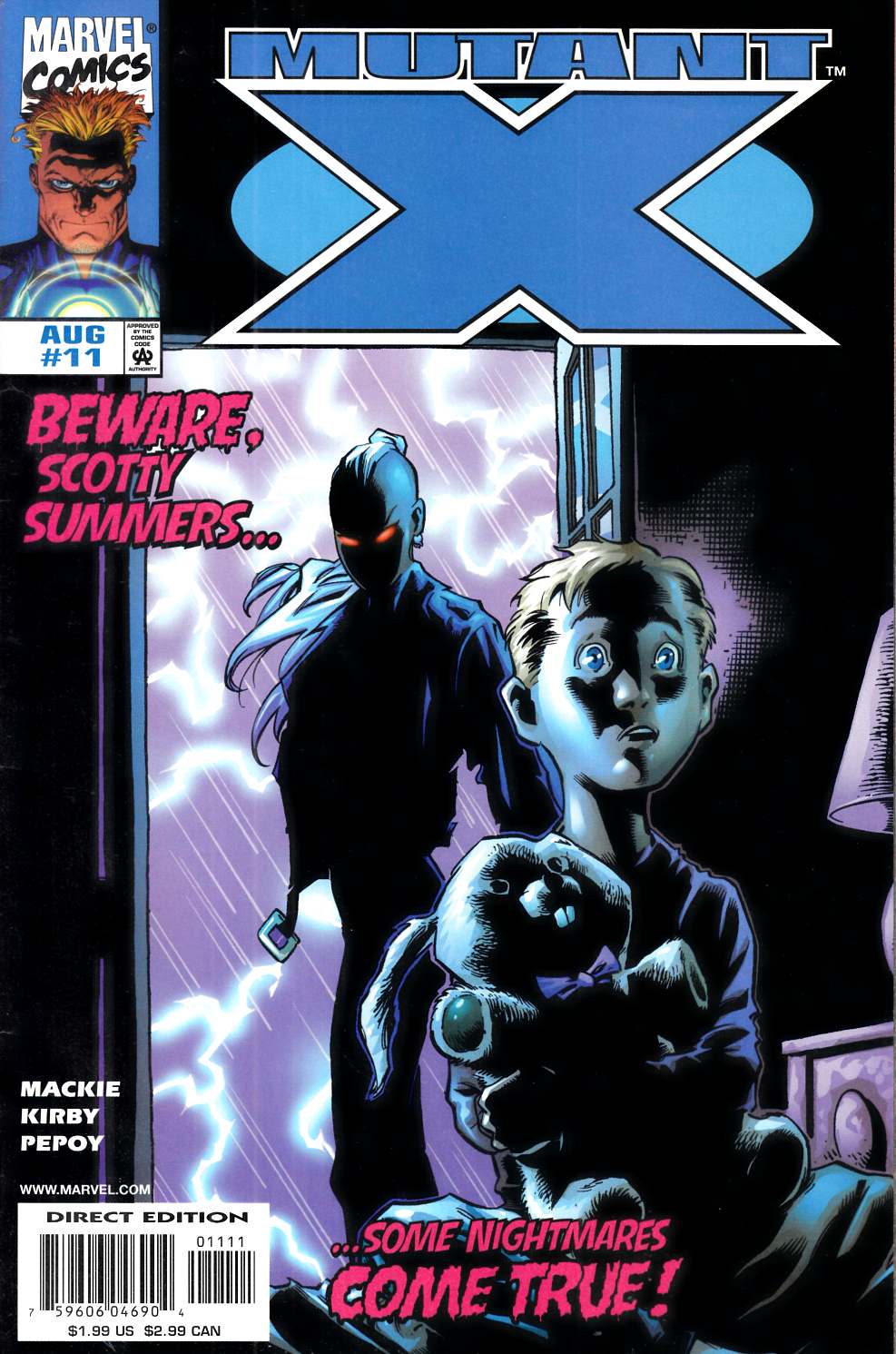 Mutant X #11 Very Fine (8.0) [Marvel Comic] THUMBNAIL