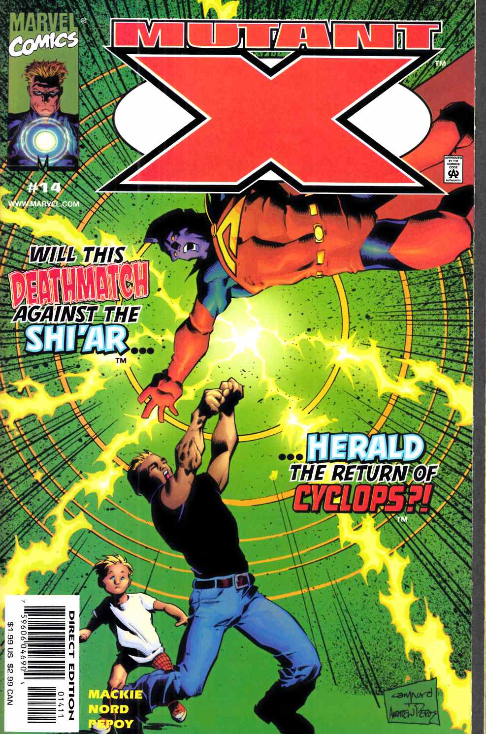 Mutant X #14 Very Fine (8.0) [Marvel Comic] LARGE