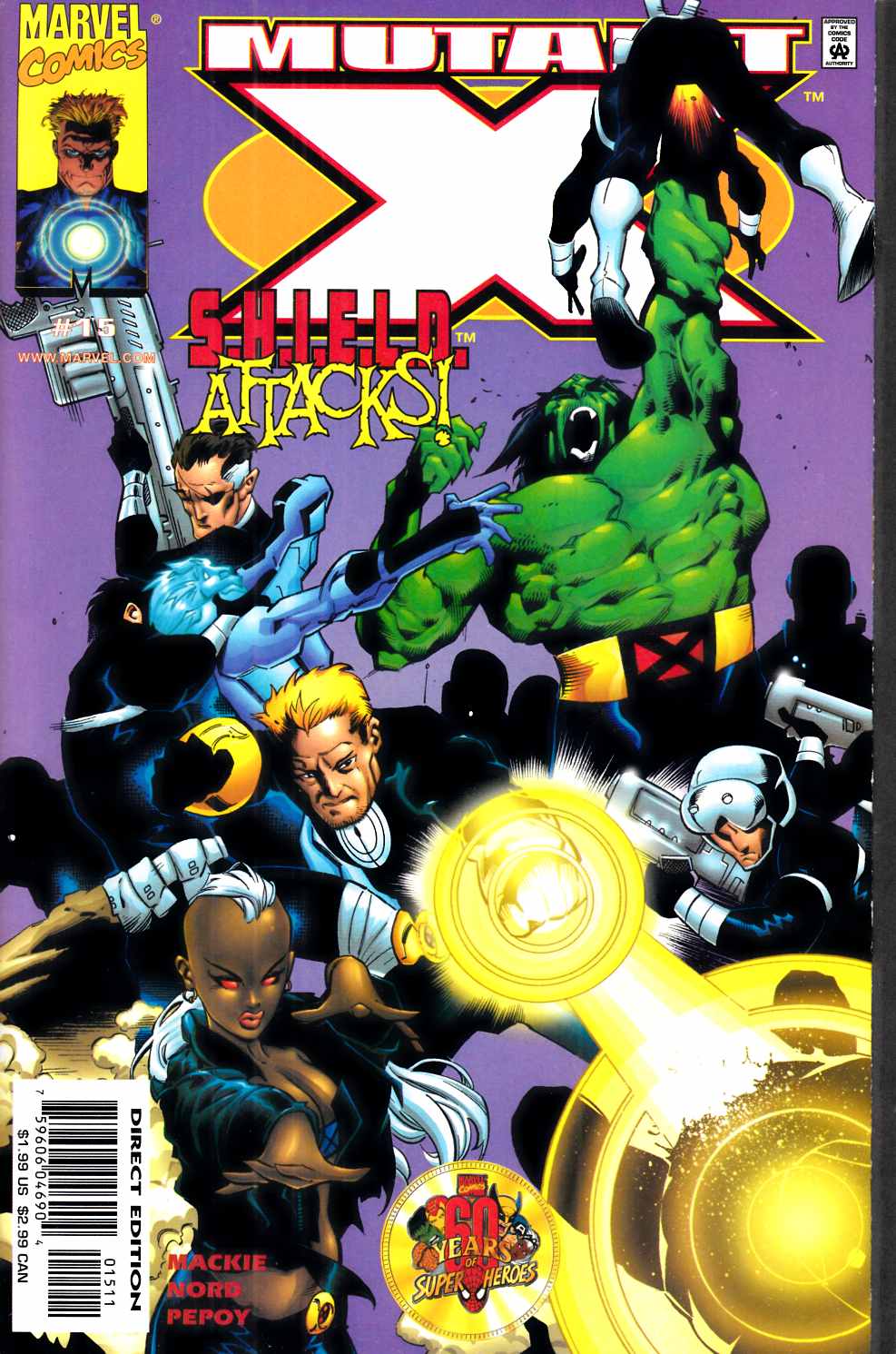Mutant X #15 Very Fine (8.0) [Marvel Comic] THUMBNAIL
