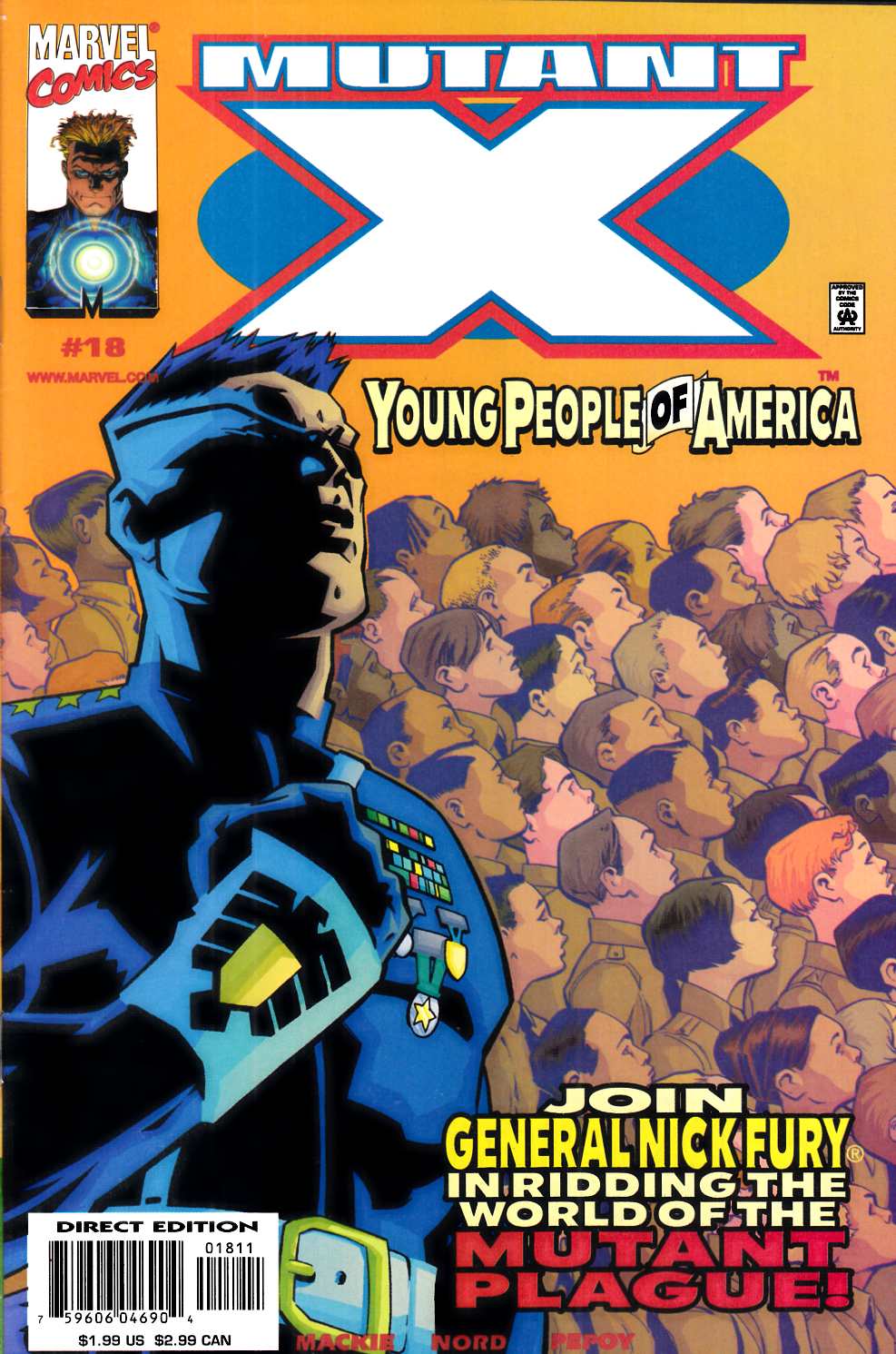Mutant X #18 Near Mint (9.4) [Marvel Comic] THUMBNAIL
