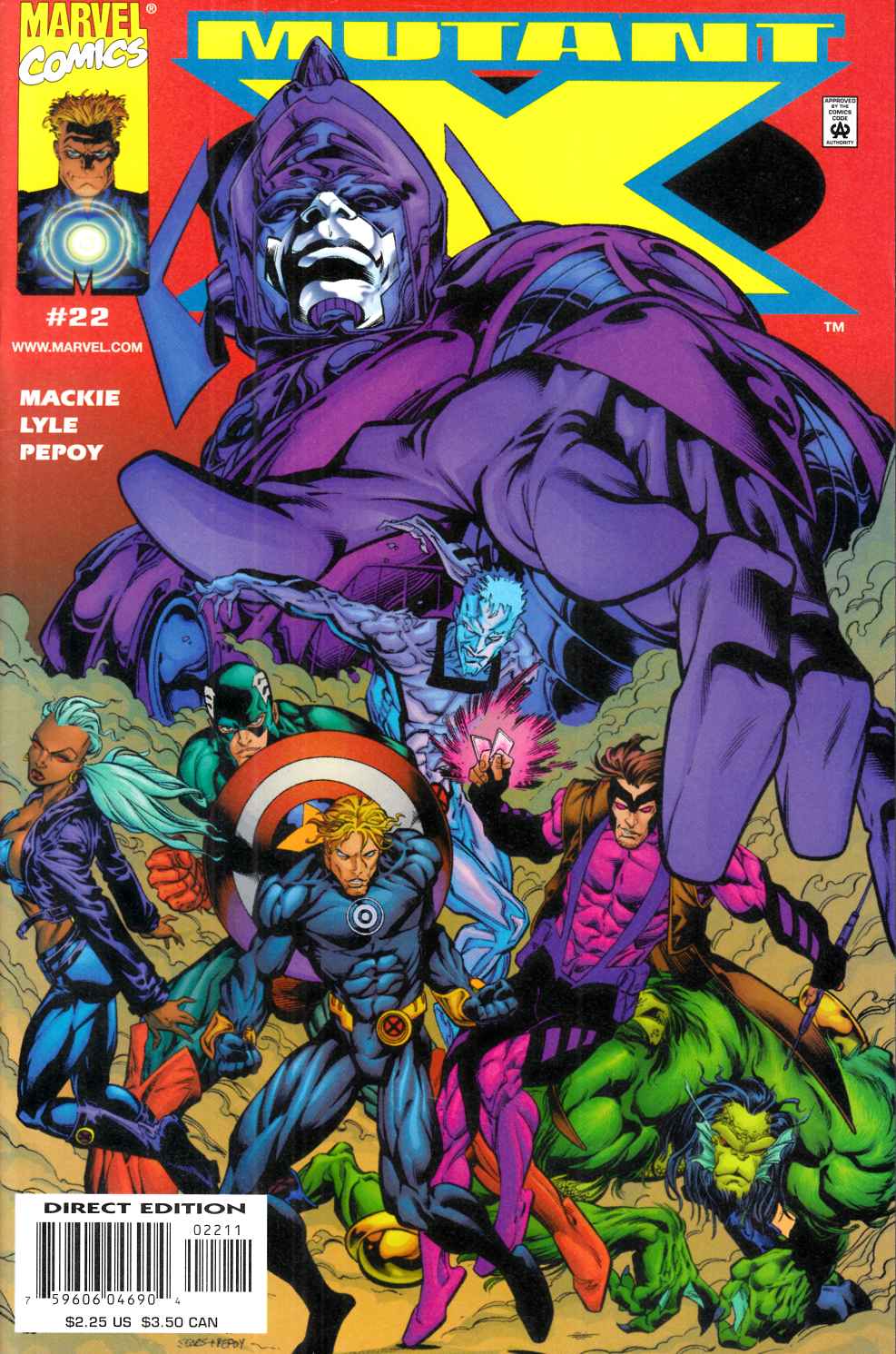 Mutant X #22 Near Mint (9.4) [Marvel Comic] THUMBNAIL