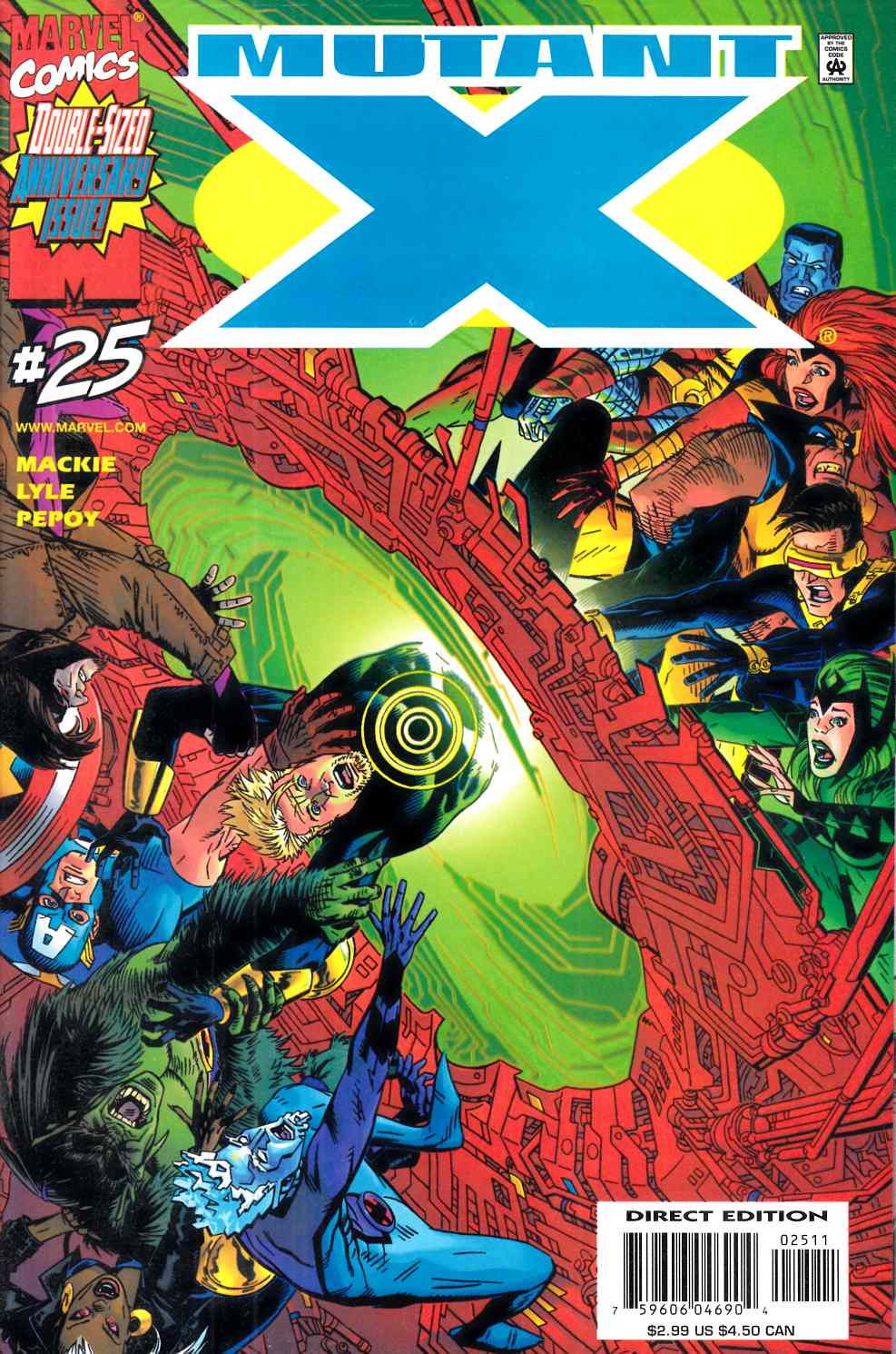 Mutant X #25 Near Mint (9.4) [Marvel Comic] THUMBNAIL
