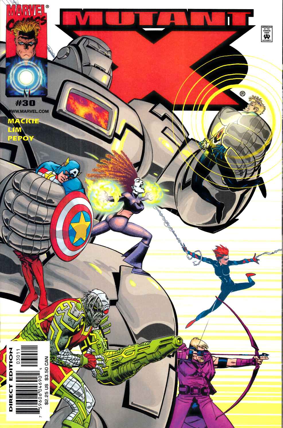 Mutant X #30 Near Mint (9.4) [Marvel Comic] THUMBNAIL
