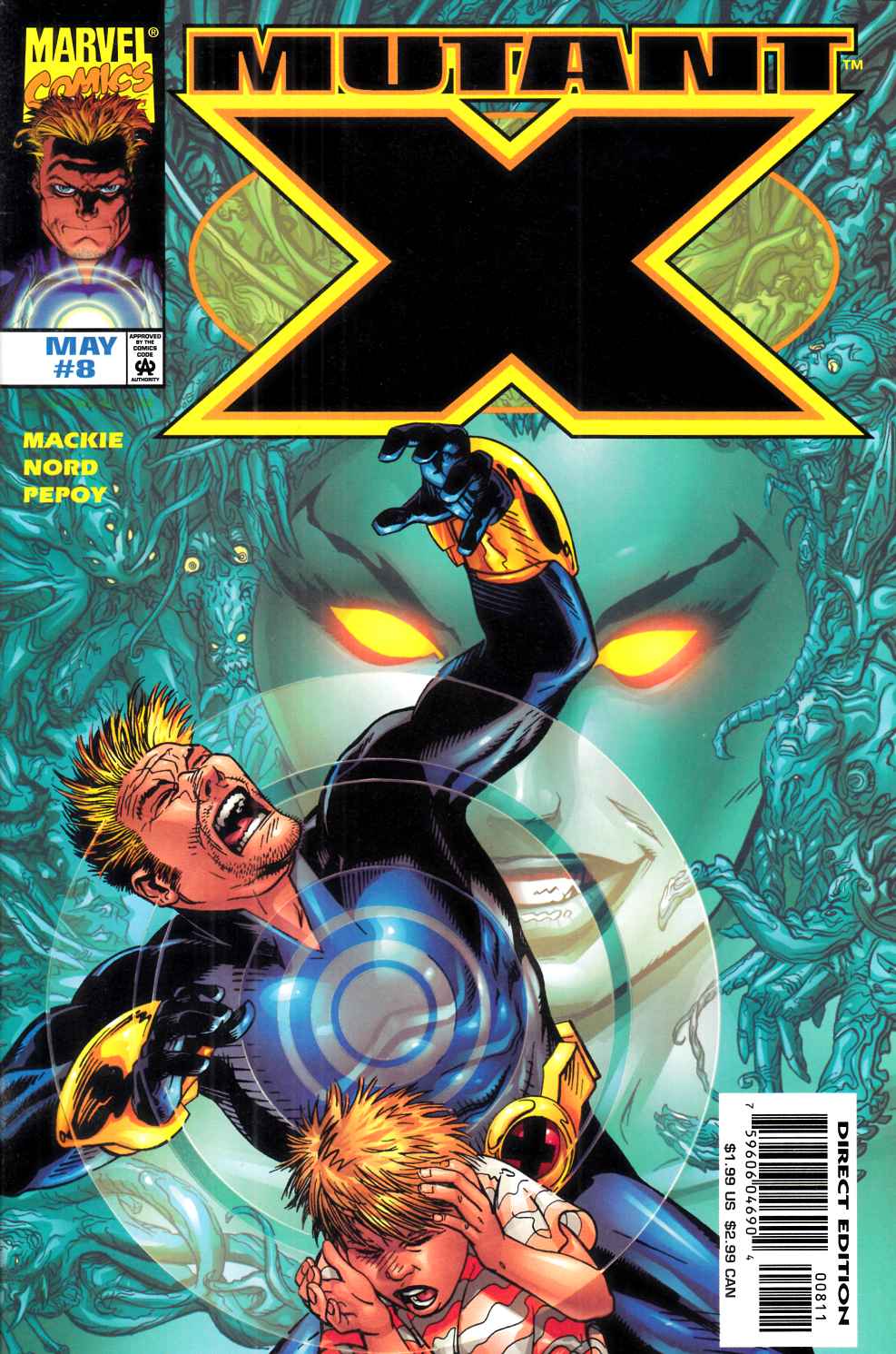 Mutant X #8 Near Mint (9.4) [Marvel Comic] THUMBNAIL