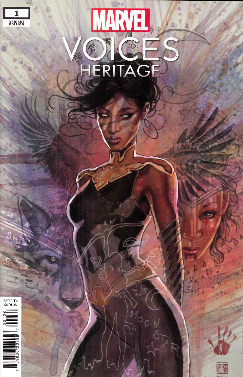 Marvel Voices Heritage #1 Mack Variant Cover Near Mint (9.4) [Marvel Comic] THUMBNAIL