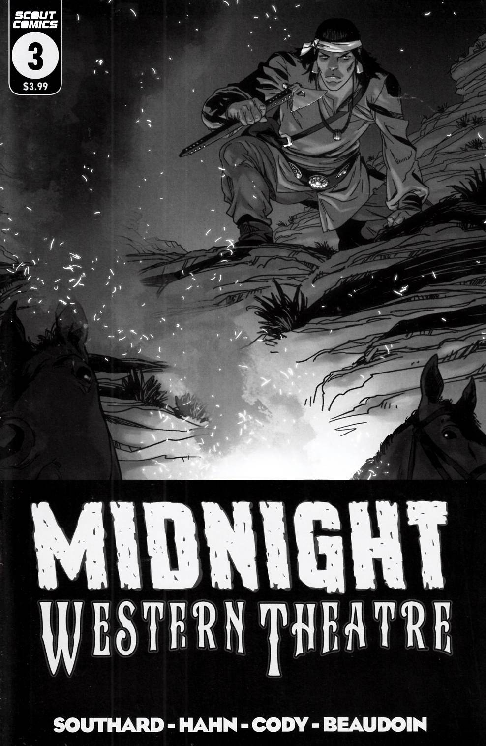 Midnight Western Theater #3 Near Mint (9.4) [Scout Comic] LARGE