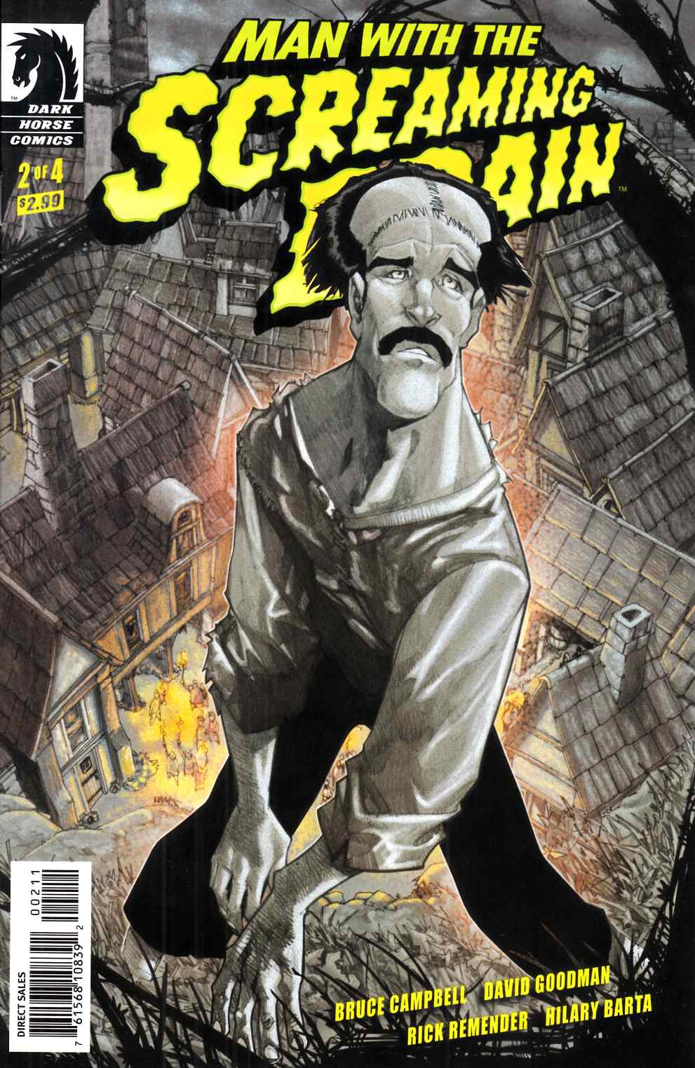 Man with the Screaming Brain #2 Near Mint (9.4) [Dark Horse Comic] LARGE