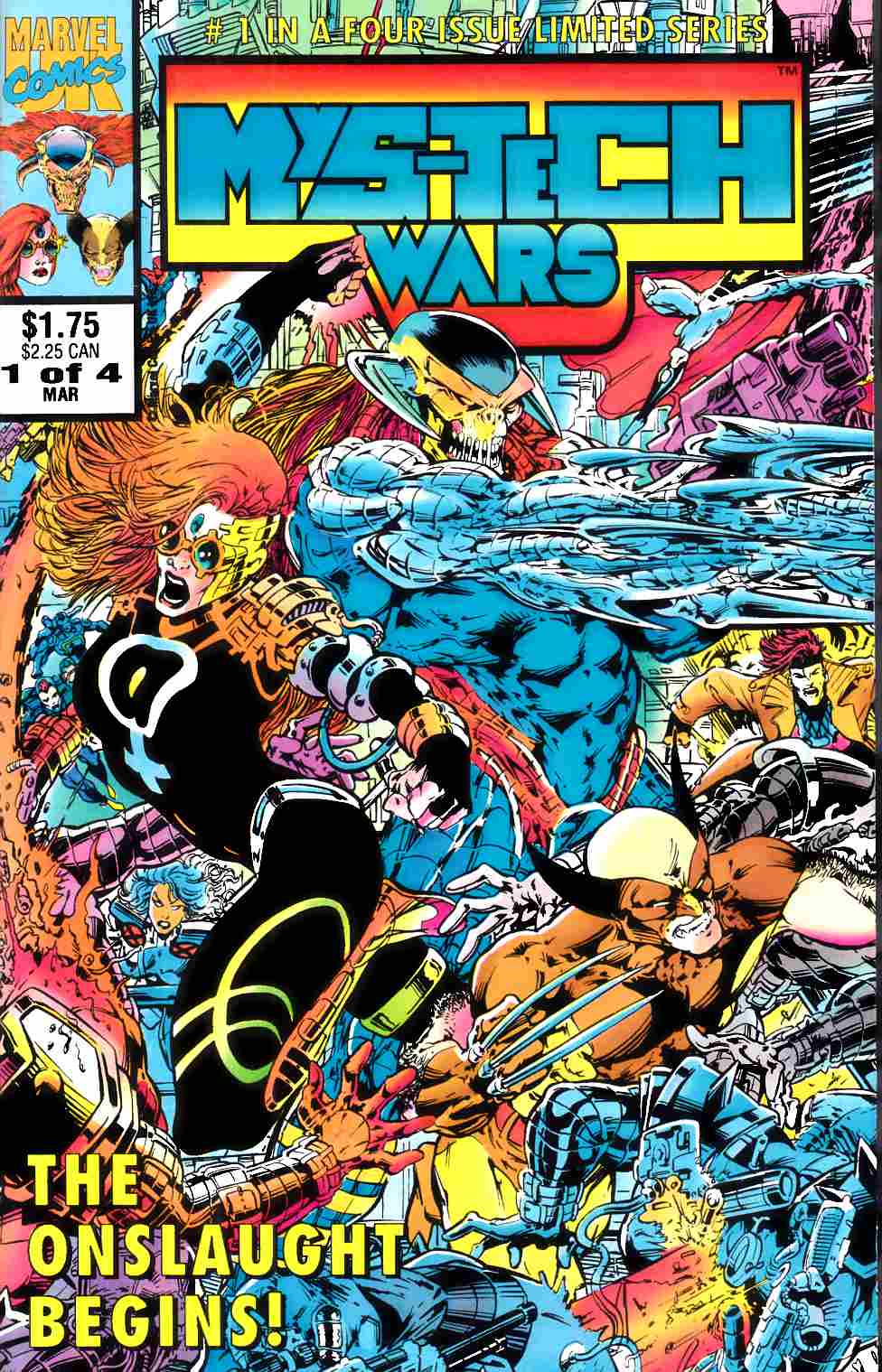 Mys-Tech Wars #1 Very Fine (8.0) [Marvel Comic] LARGE