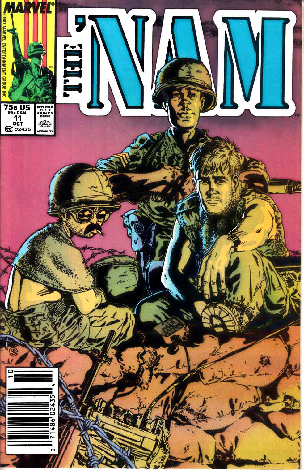 Nam #11 Newsstand Edition Very Fine (8.0) [Marvel Comic] THUMBNAIL