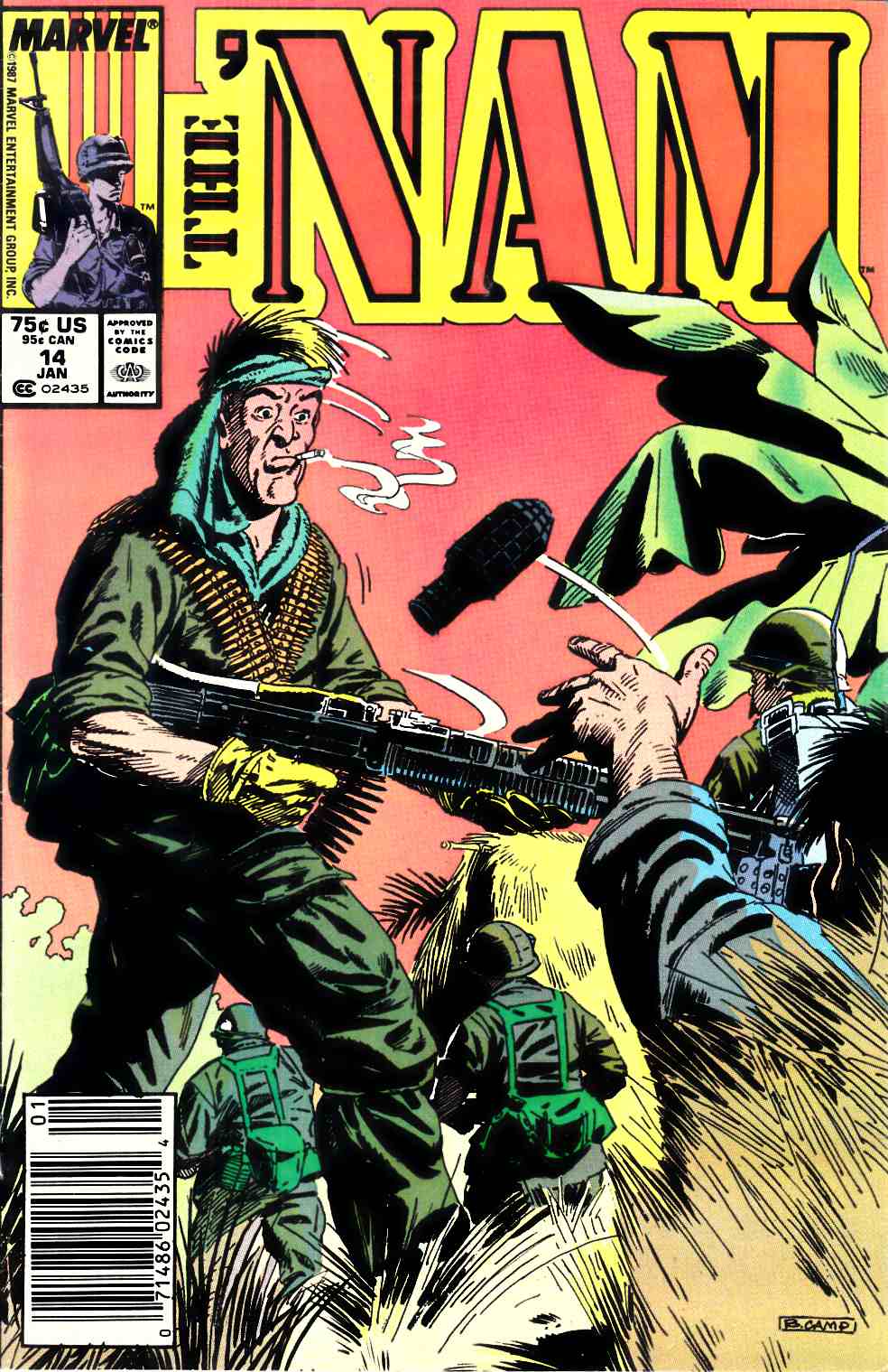 Nam #14 Newsstand Edition Fine (6.0) [Marvel Comic] THUMBNAIL