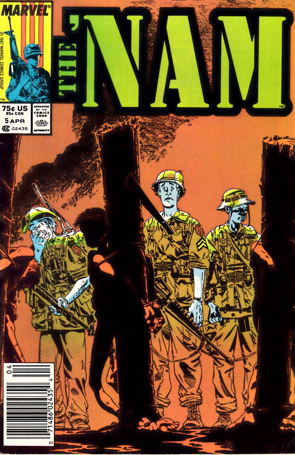 Nam #5 Newsstand Edition Fine (6.0) [Marvel Comic] THUMBNAIL