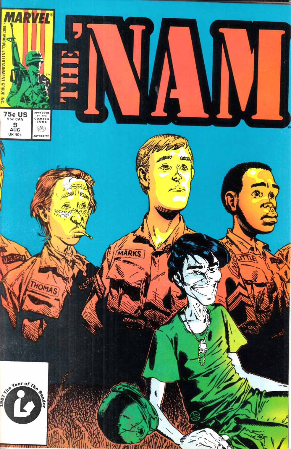 Nam #9 Very Fine (8.0) [Marvel Comic] THUMBNAIL