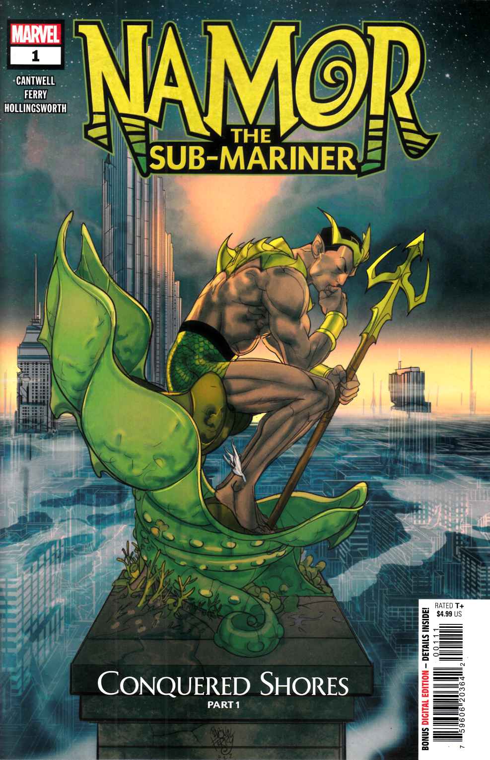 Namor Sub-Mariner Conquered Shores  #1 Near Mint (9.4) [Marvel Comic] LARGE