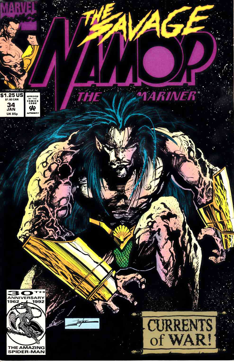 Namor the Sub-Mariner #34 Fine (6.0) [Marvel Comic] THUMBNAIL