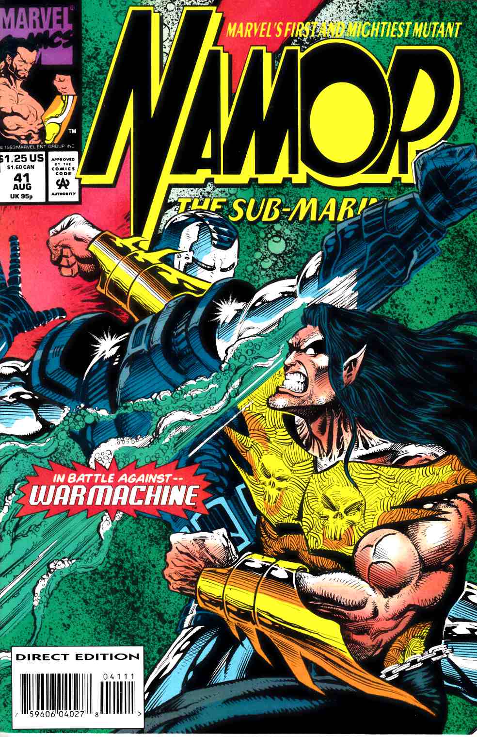 Namor the Sub-Mariner #41 Near Mint (9.4) [Marvel Comic] THUMBNAIL