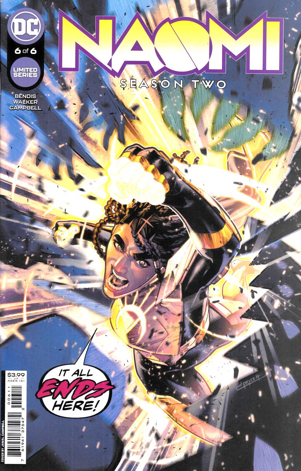 Naomi Season 2 #6 Near Mint (9.4) [DC Comic] LARGE