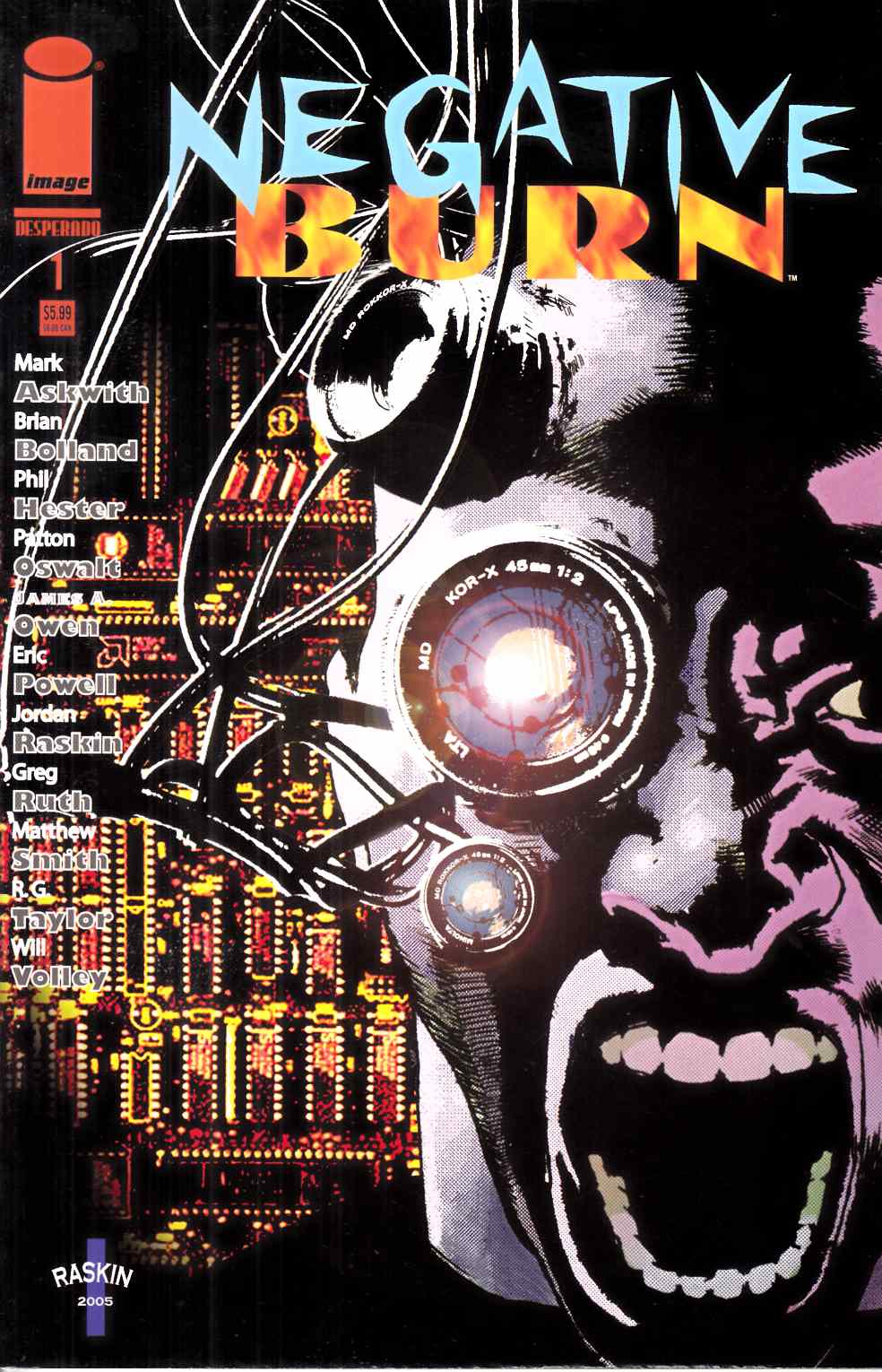 Negative Burn #1 Very Fine (8.0) [Image Comic] THUMBNAIL