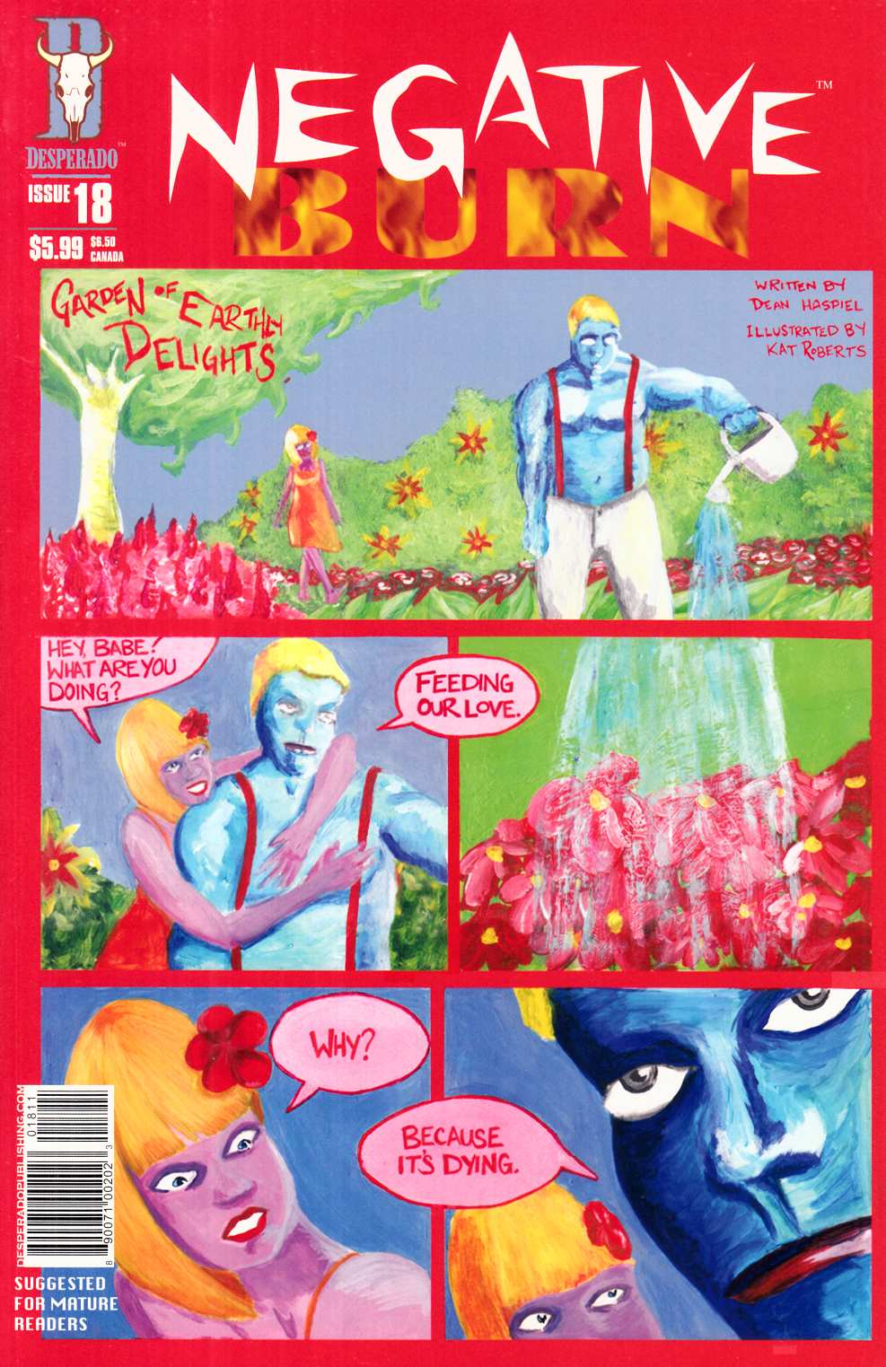 Negative Burn #18 Near Mint (9.4) [Desperado Comic] THUMBNAIL