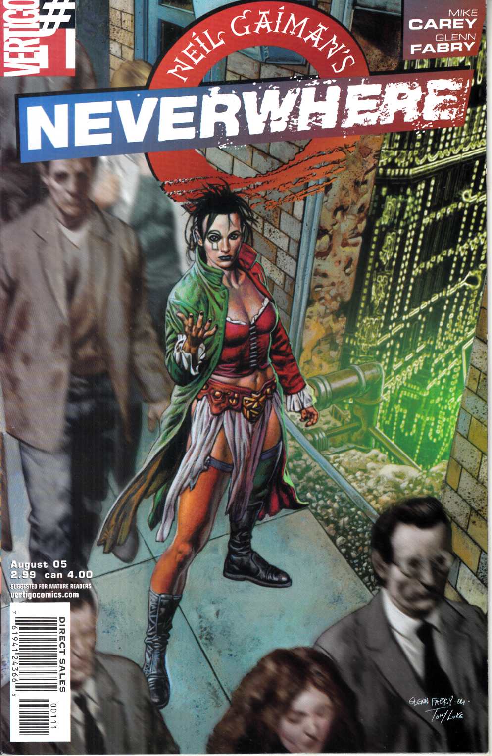 Neil Gaiman's Neverwhere #1 Very Fine (8.0) [DC Comic] THUMBNAIL