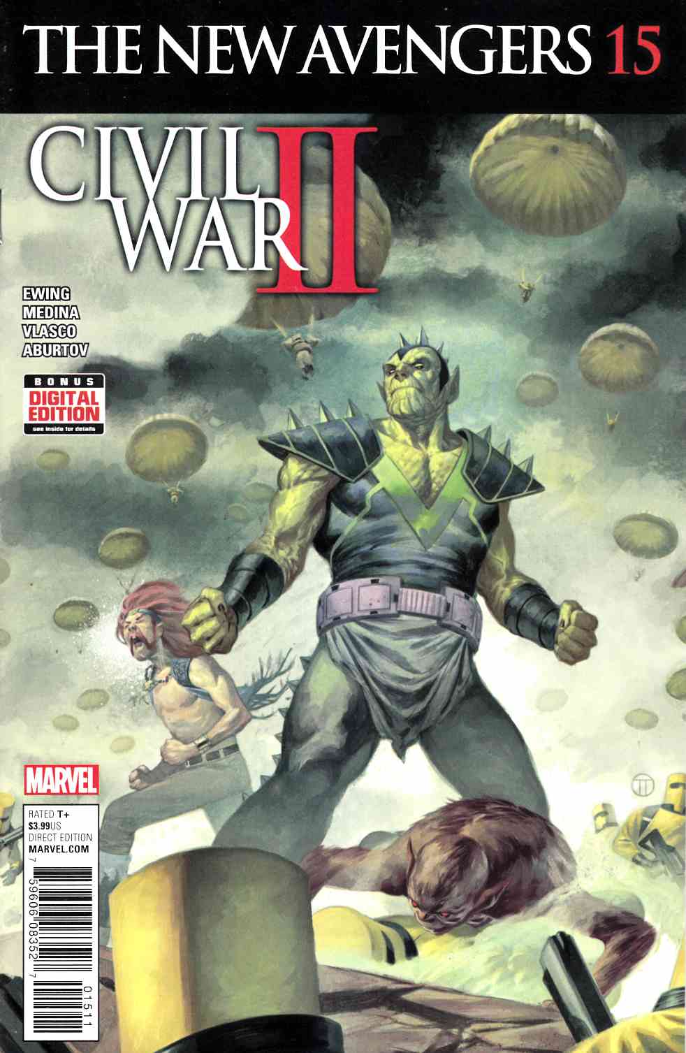 New Avengers #15 Very Fine (8.0) [Marvel Comic] THUMBNAIL