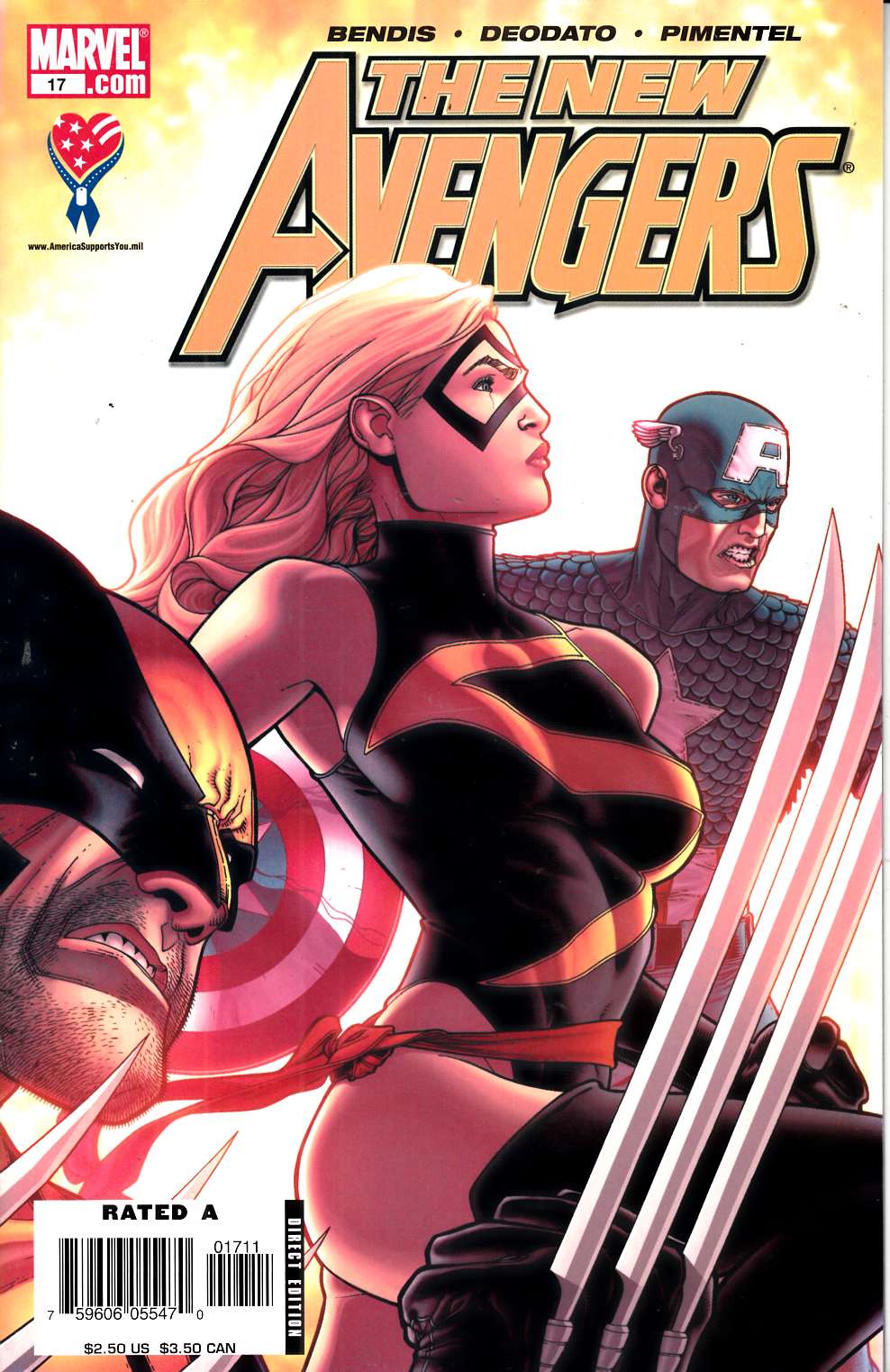 New Avengers #17 Near Mint (9.4) [Marvel Comic] THUMBNAIL
