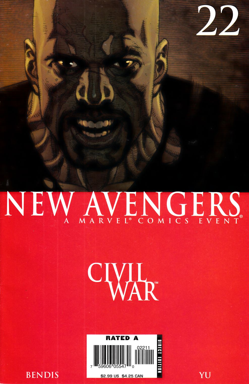 New Avengers #22 Near Mint (9.4) [Marvel Comic] LARGE