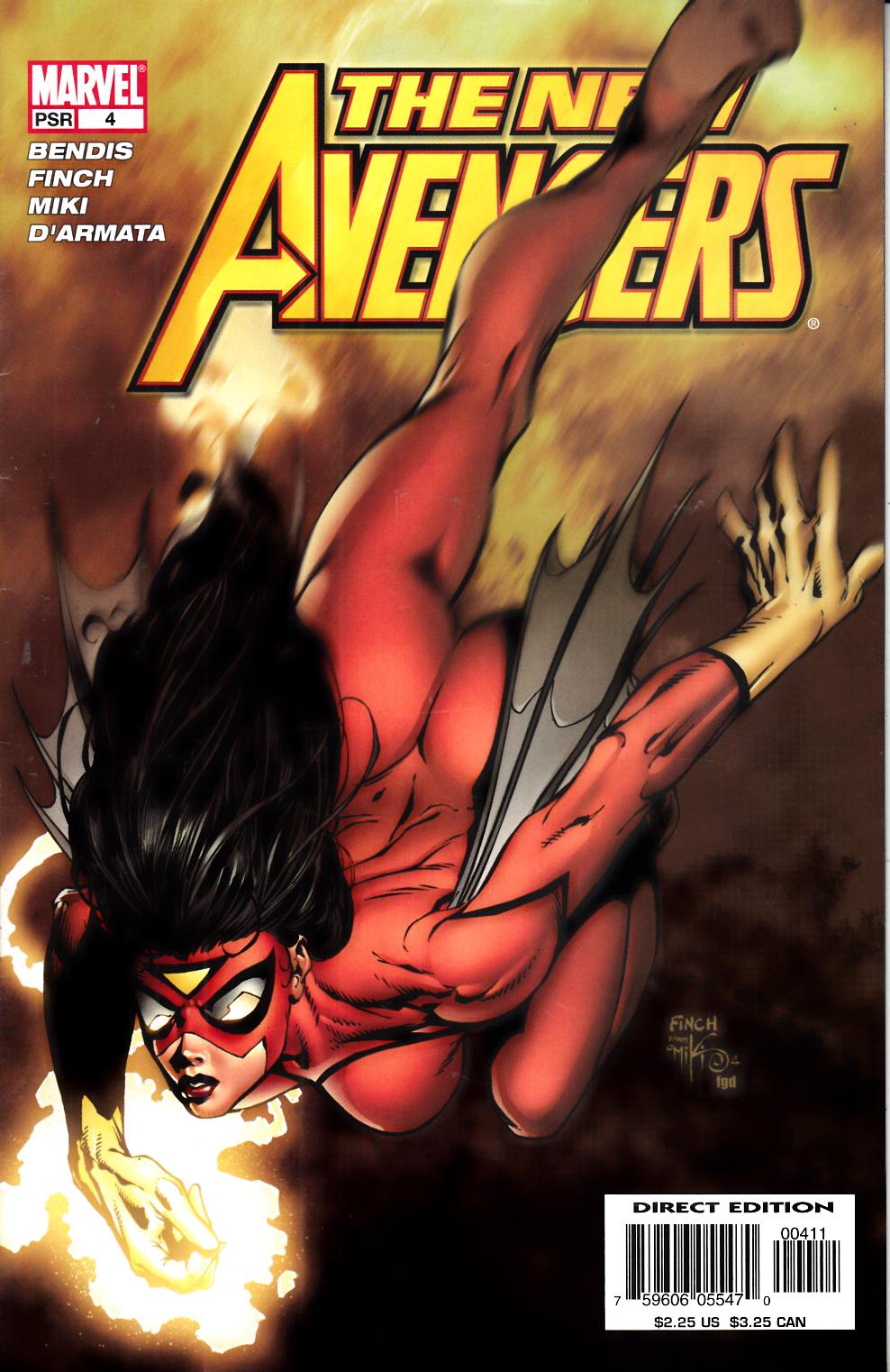 New Avengers #4 Very Fine (8.0) [Marvel Comic] LARGE