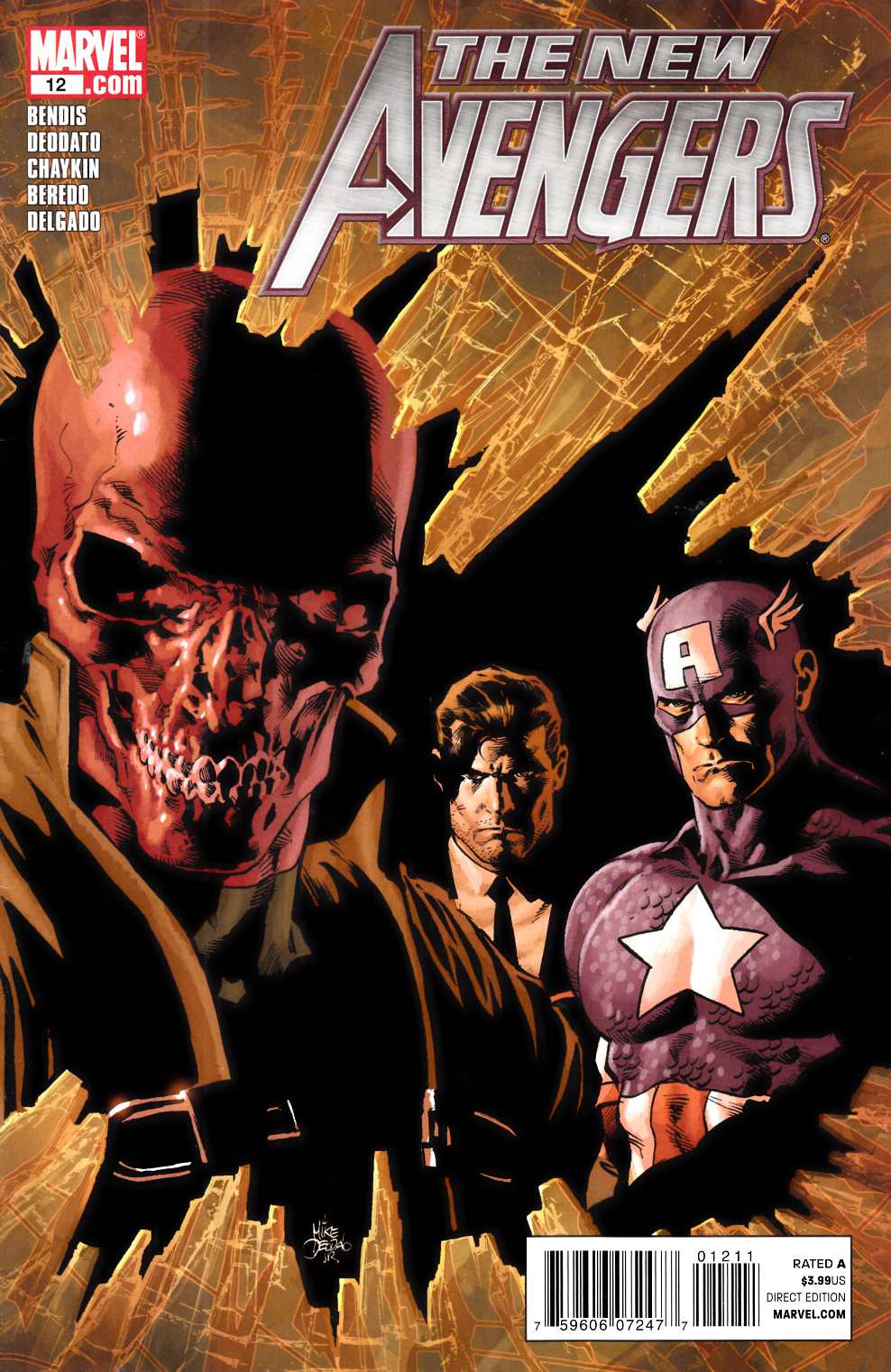New Avengers #12 Near Mint (9.4) [Marvel Comic] LARGE