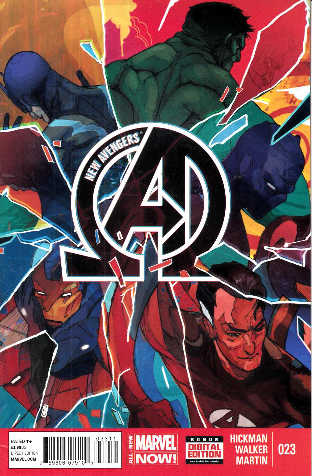 New Avengers #23 Very Fine (8.0) [Marvel Comic] THUMBNAIL