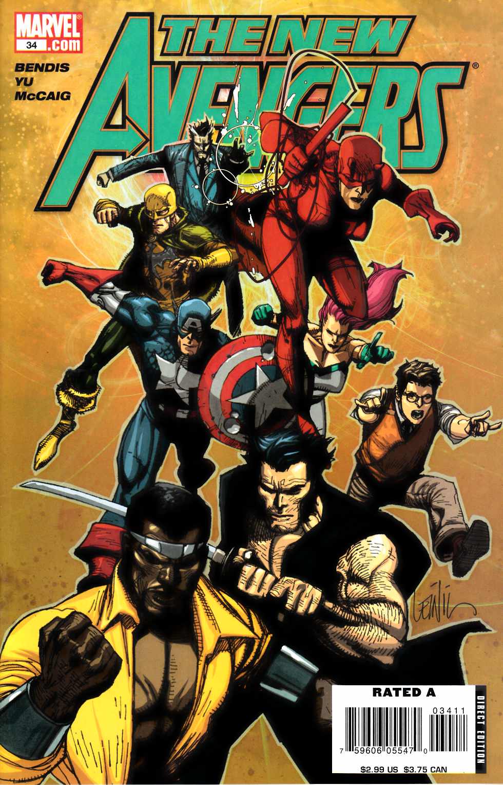 New Avengers #34 Near Mint (9.4) [Marvel Comic] THUMBNAIL