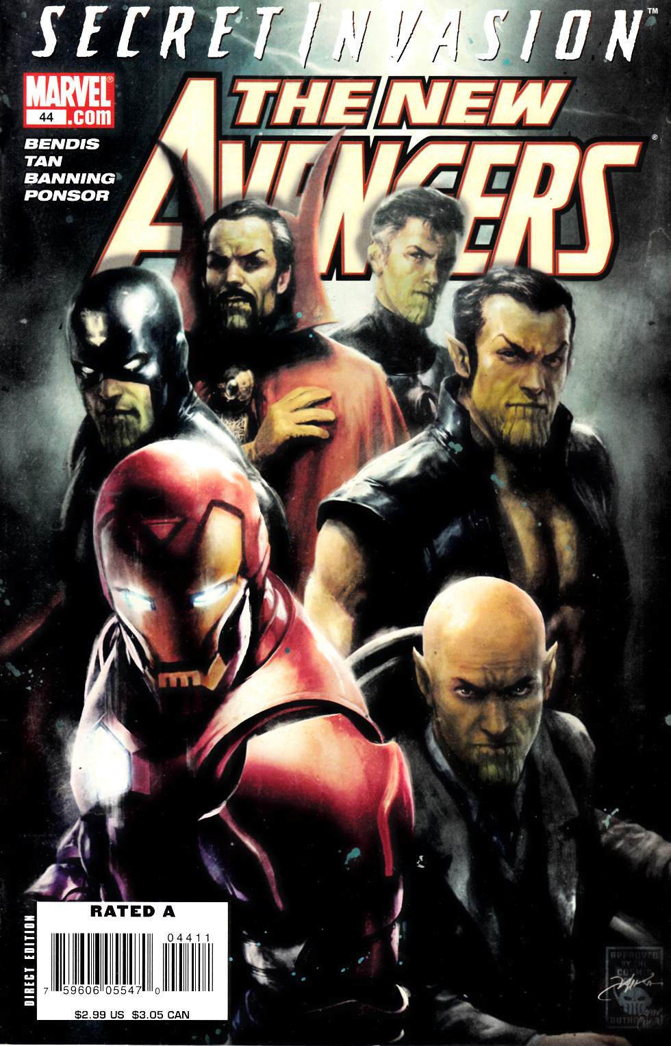New Avengers #44 Very Fine (8.0) [Marvel Comic] THUMBNAIL