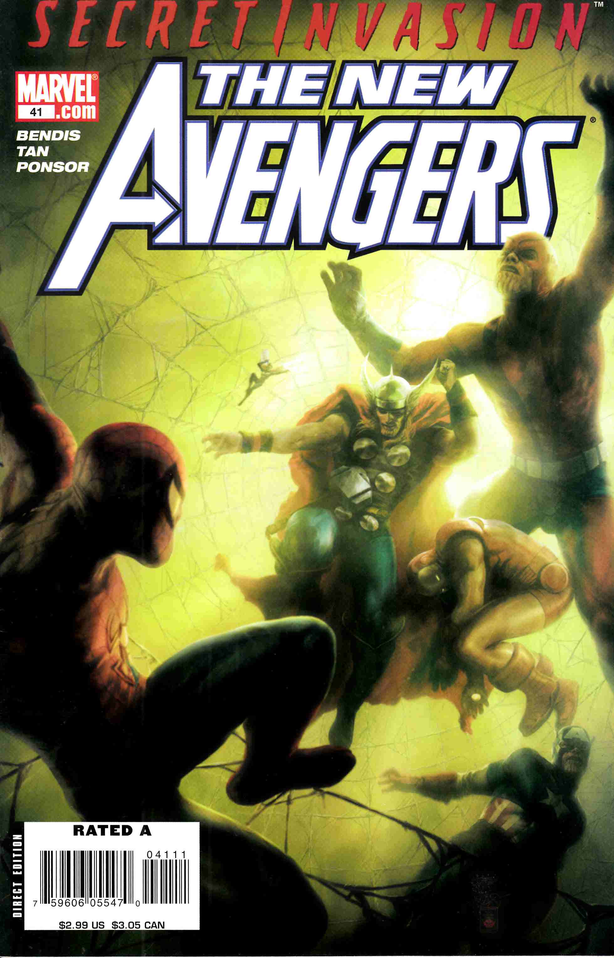 New Avengers #41 Very Fine (8.0) [Marvel Comic] LARGE