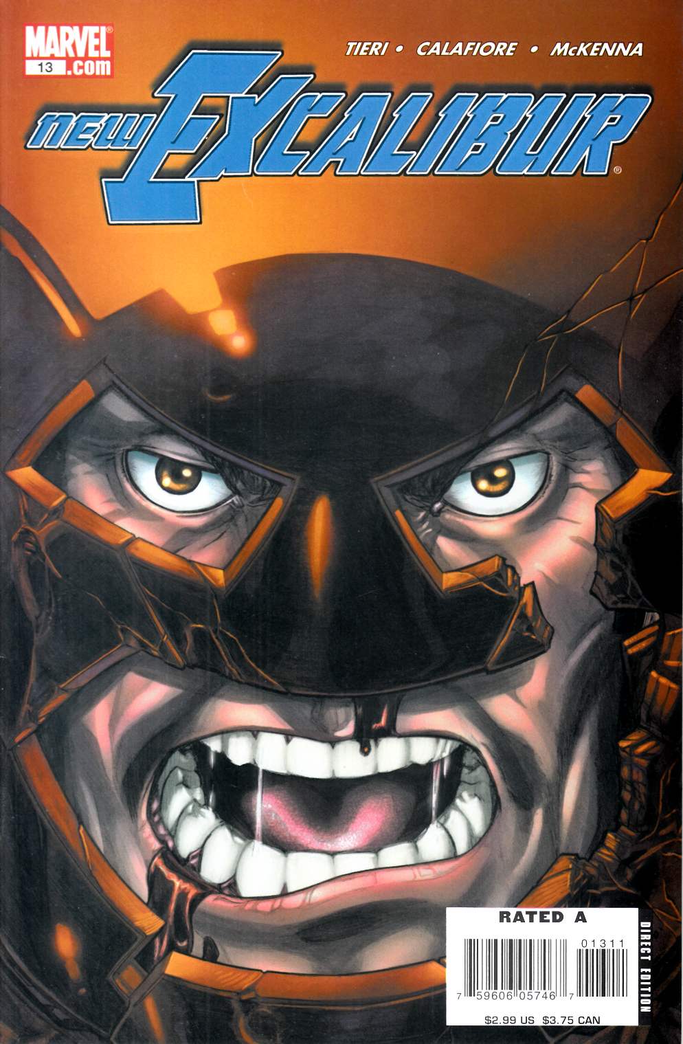 New Excalibur #13 Very Fine (8.0) [Marvel Comic] LARGE