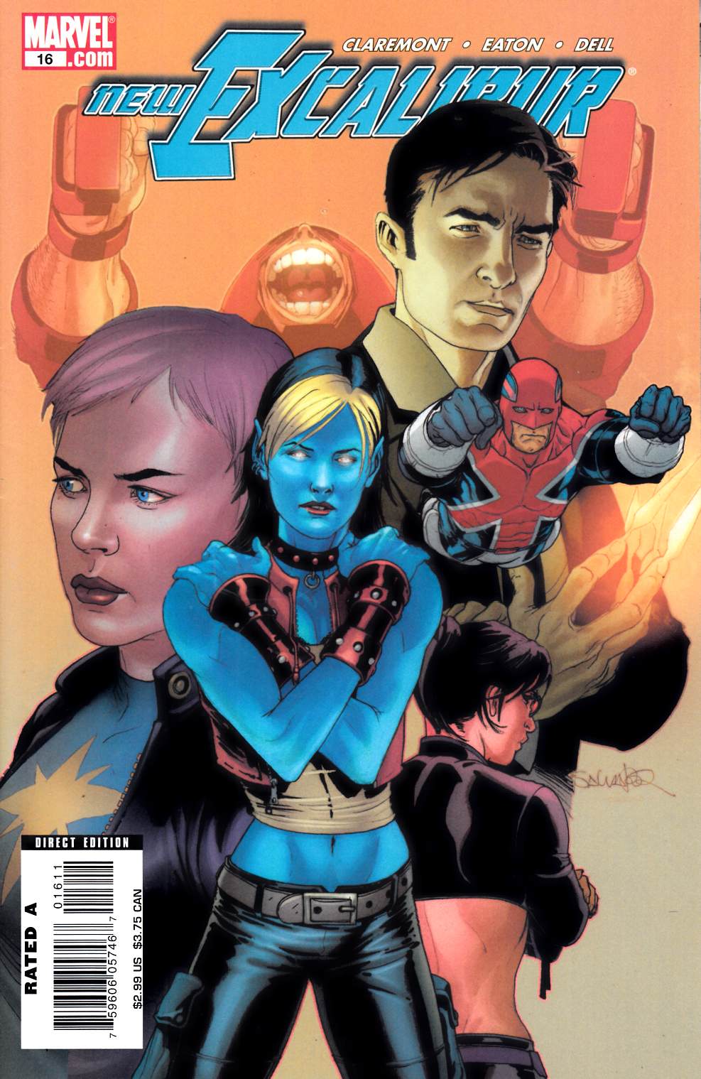 New Excalibur #16 Very Fine (8.0) [Marvel Comic] THUMBNAIL