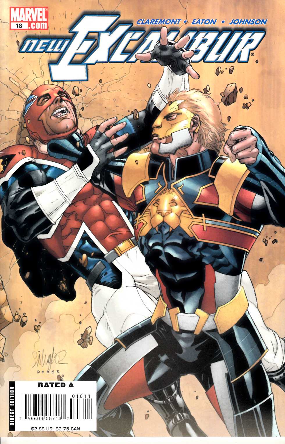 New Excalibur #18 Very Fine (8.0) [Marvel Comic] THUMBNAIL
