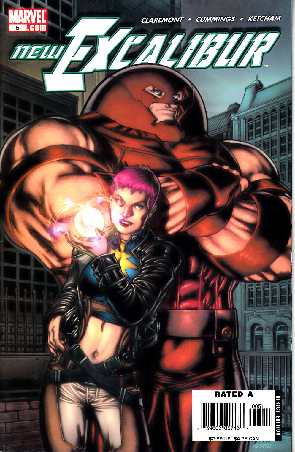 New Excalibur #5 Very Fine (8.0) [Marvel Comic] THUMBNAIL