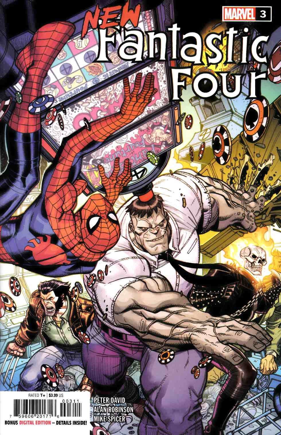 New Fantastic Four #3 Near Mint (9.4) [Marvel Comic] THUMBNAIL