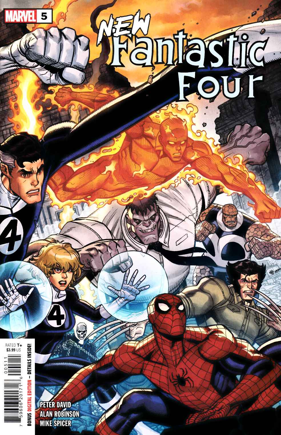New Fantastic Four #5 Near Mint (9.4) [Marvel Comic] THUMBNAIL
