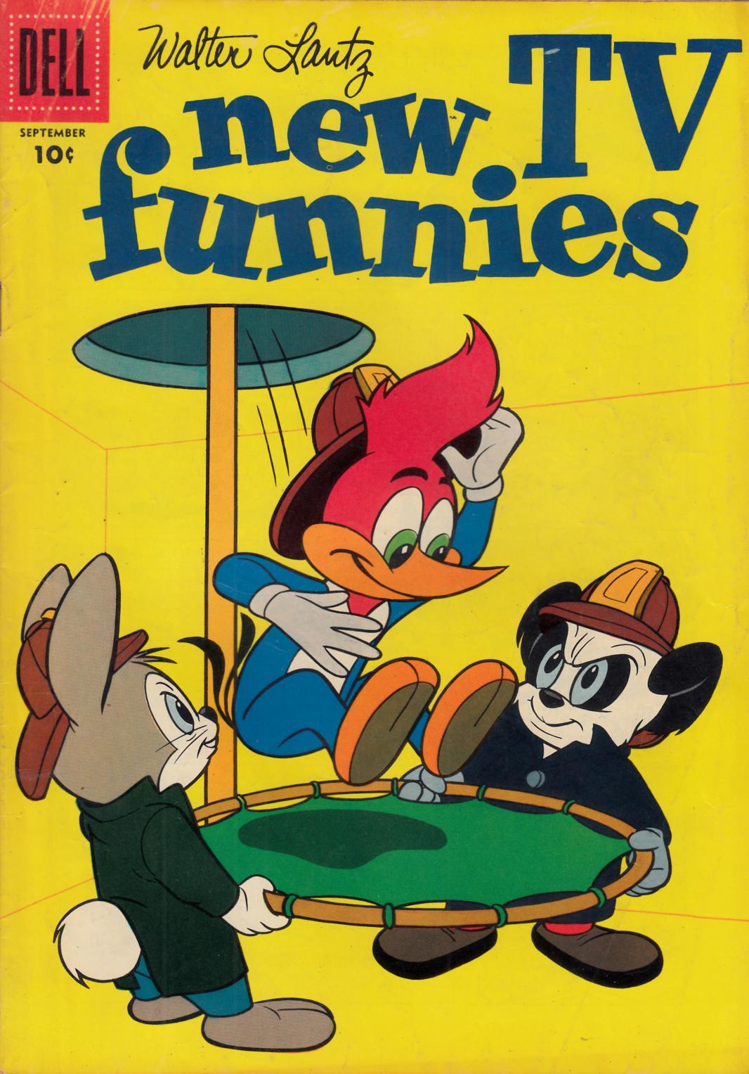 New Funnies #259 Fine (6.0) [Dell Comic] LARGE