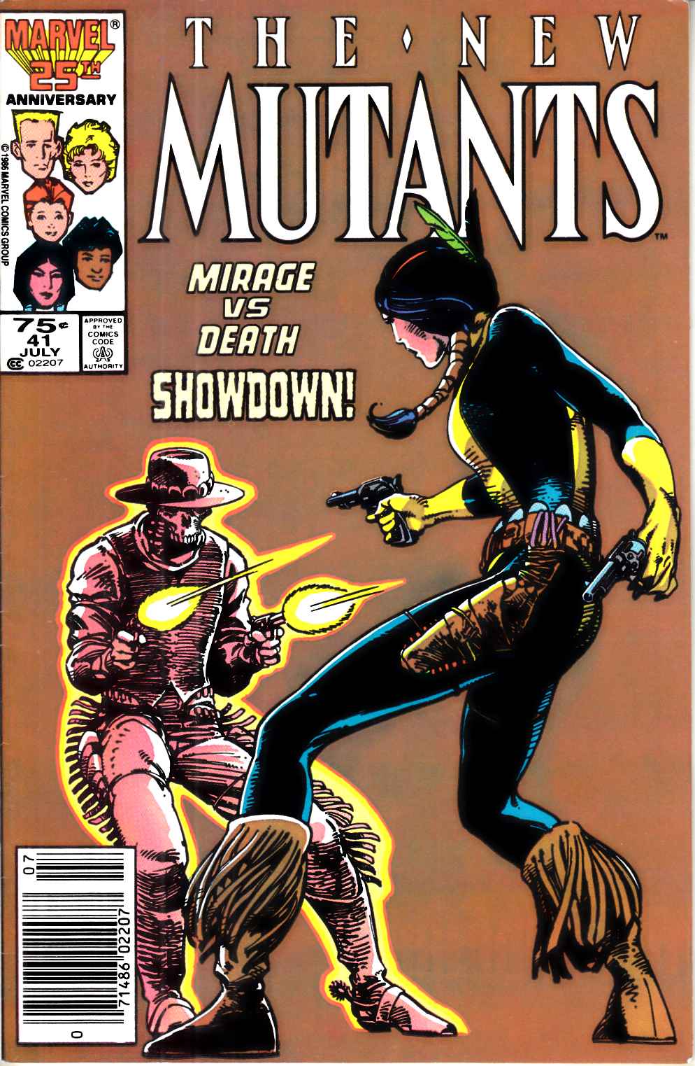 New Mutants #41 Newsstand Edition Fine (6.0) [Marvel Comic] THUMBNAIL