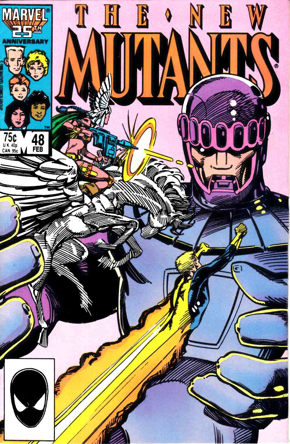 New Mutants #48 Fine (6.0) [Marvel Comic] LARGE