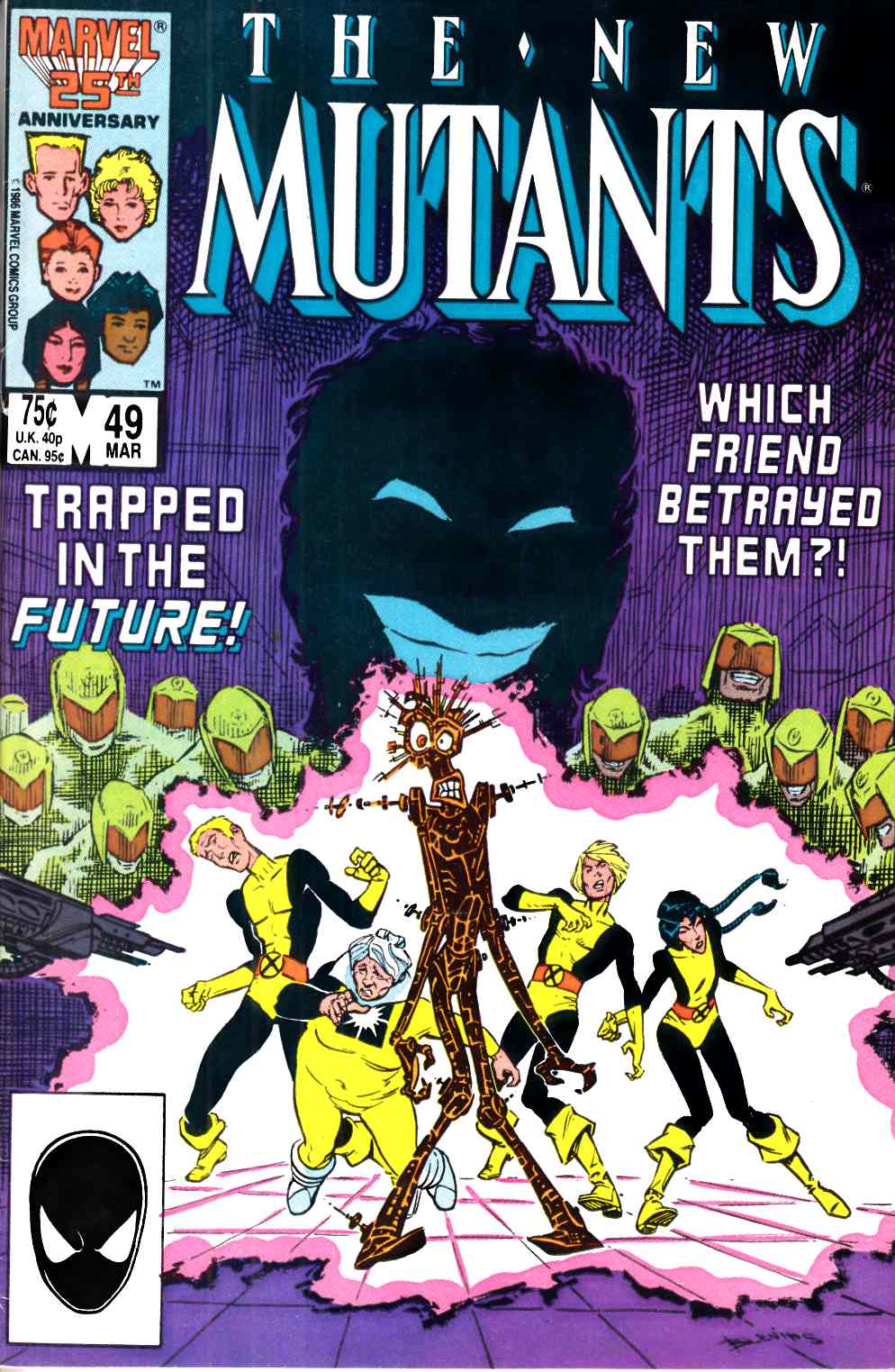 New Mutants #49 Very Fine (8.0) [Marvel Comic] LARGE