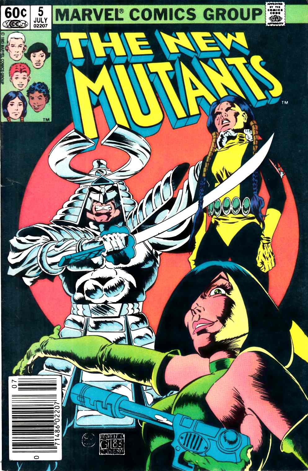 New Mutants #5 Newsstand Edition Fine (6.0) [Marvel Comic] LARGE