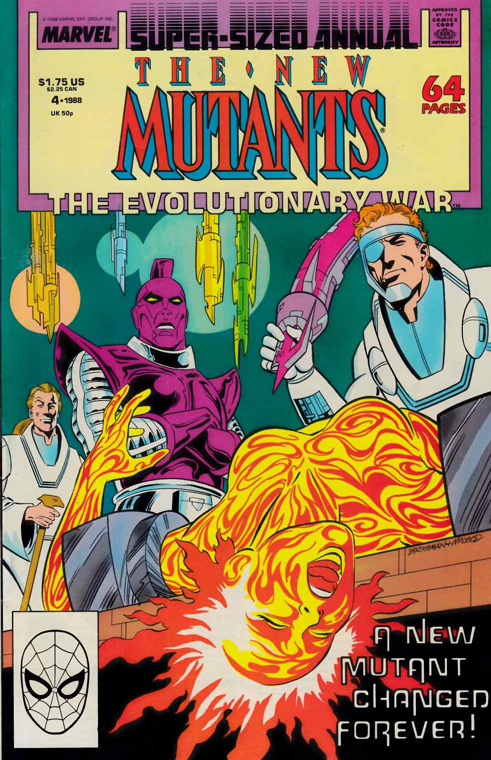 New Mutants Annual #4 Very Fine (8.0) [Marvel Comic] LARGE