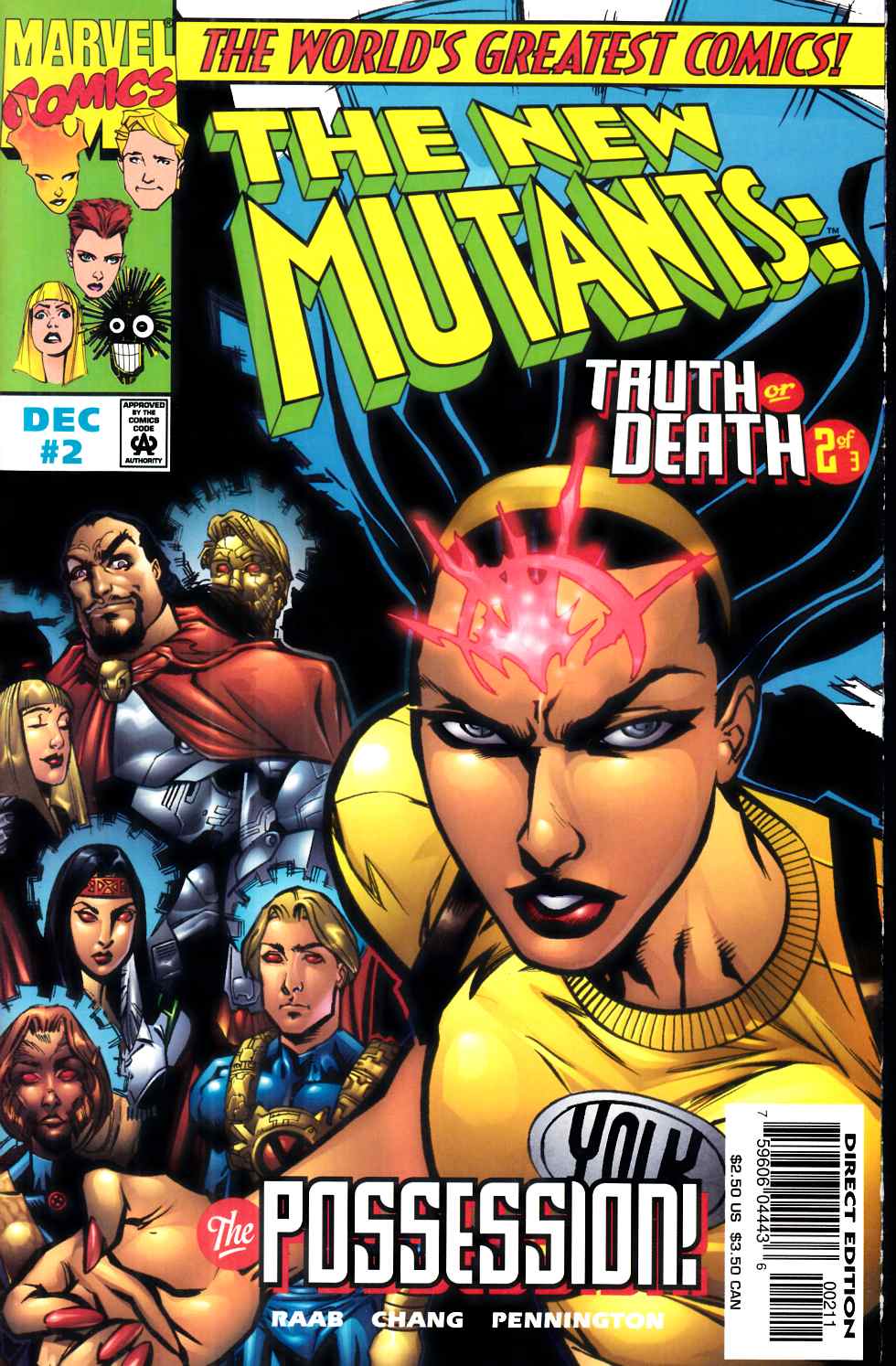 New Mutants Truth or Death #2 Near Mint (9.4) [Marvel Comic] THUMBNAIL