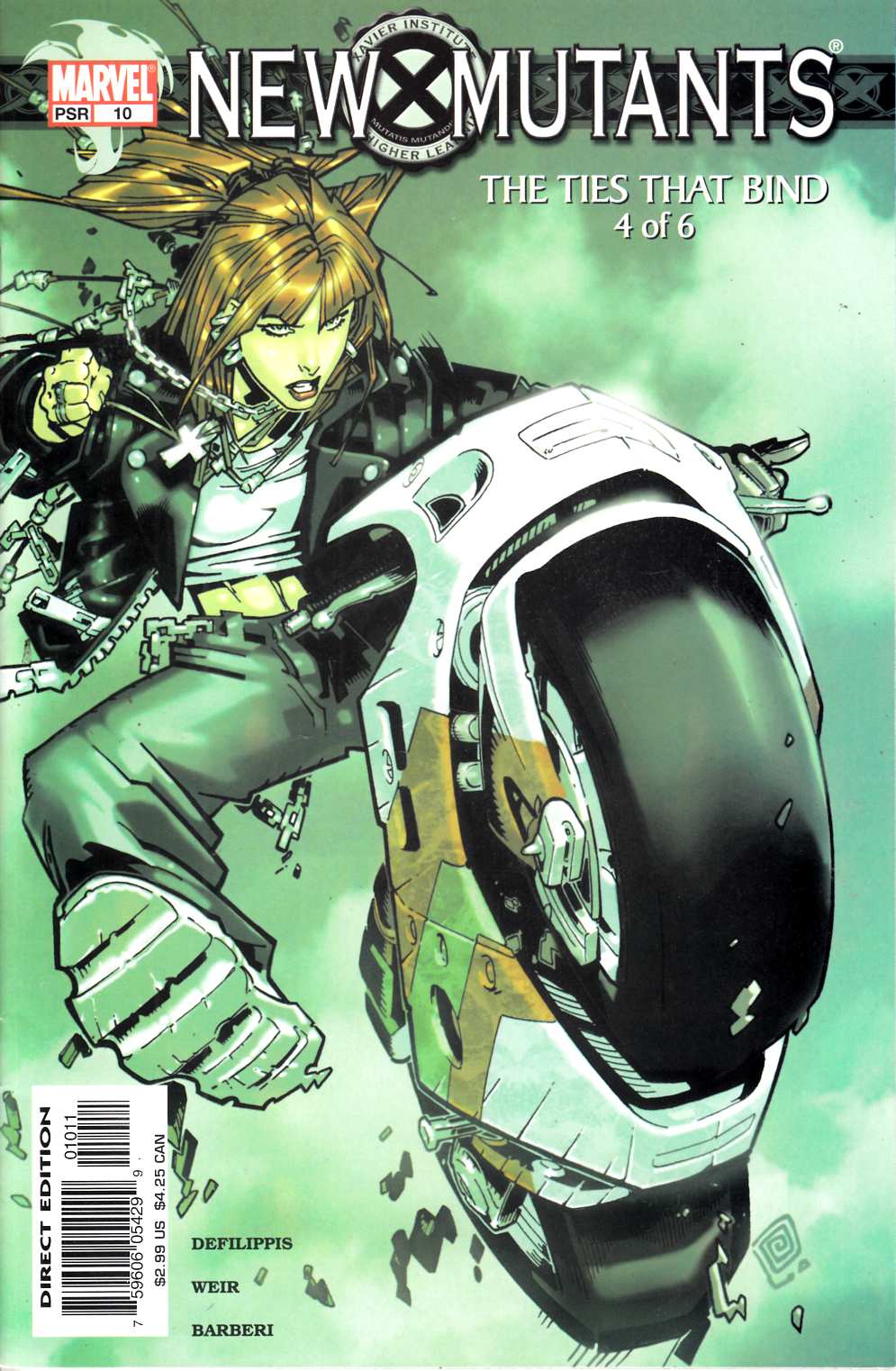 New Mutants #10 Very Fine (8.0) [Marvel Comic] THUMBNAIL
