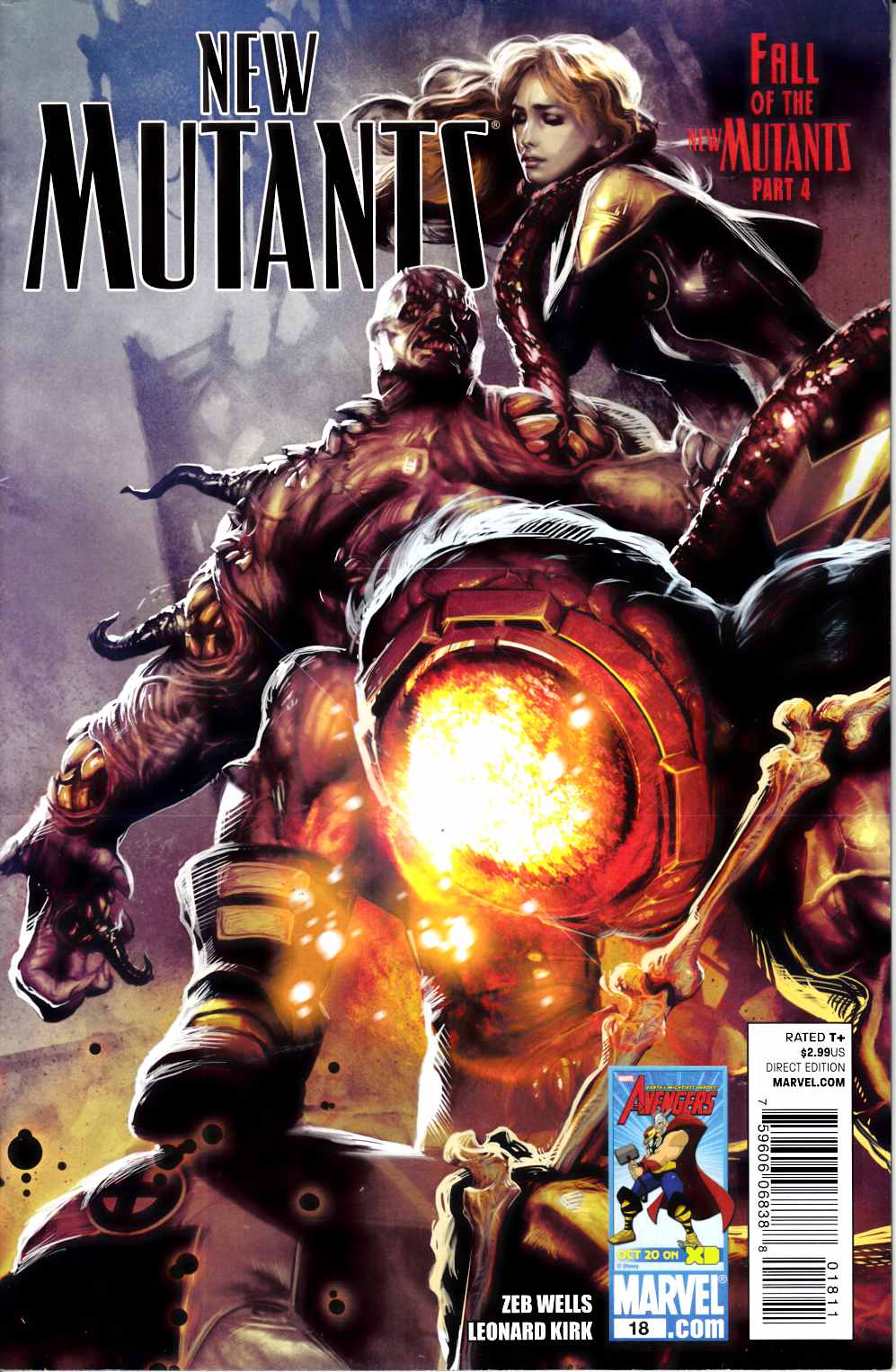 New Mutants #18 Very Fine Minus (7.5) [Marvel Comic] LARGE